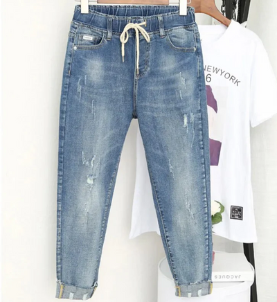 Shara | Damen Baggy Jeans | Lockere Hose