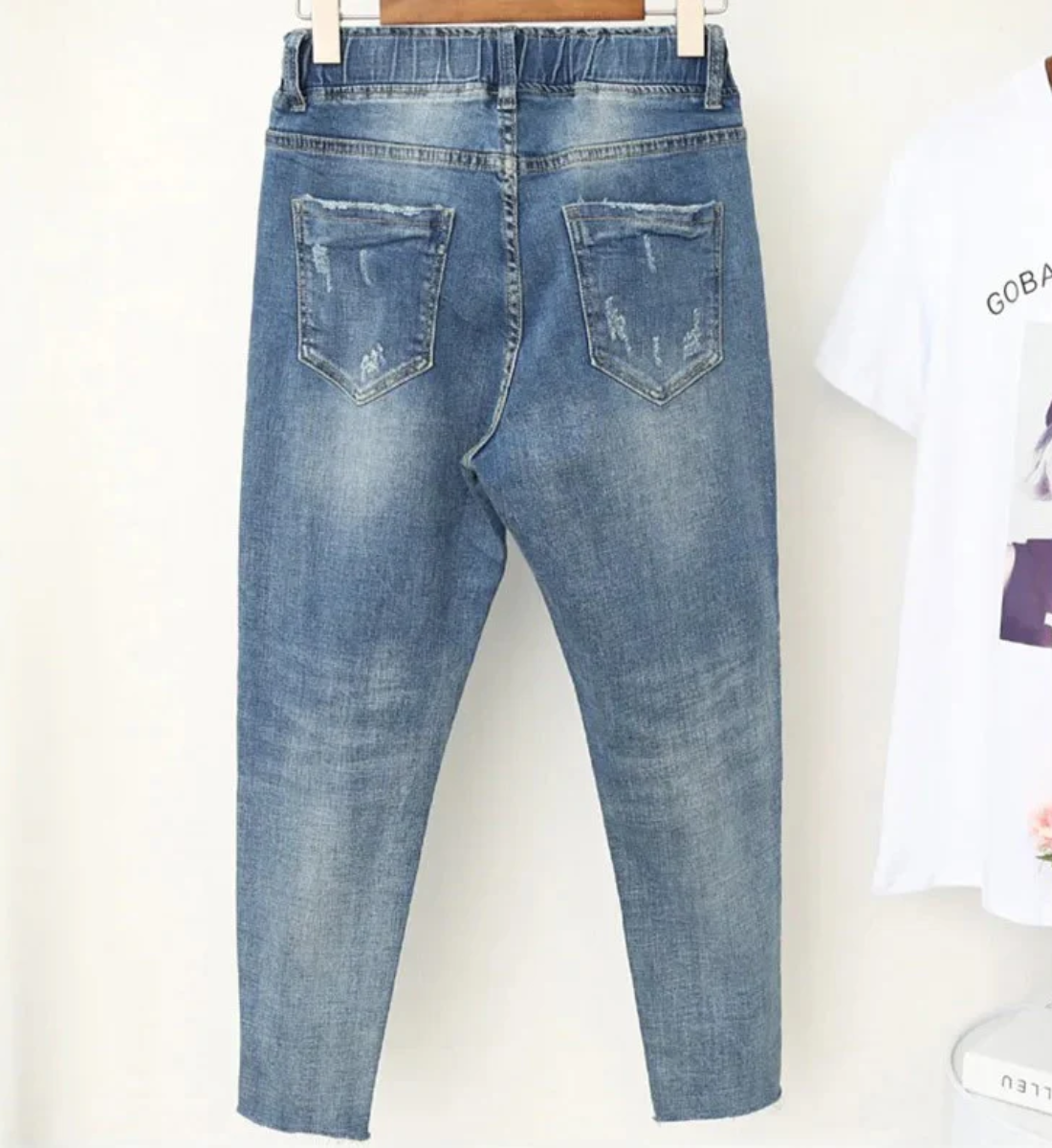 Shara | Damen Baggy Jeans | Lockere Hose