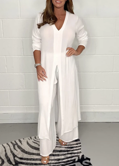 Frauke | Damen Sommer Outfit | Zweiteiler Set