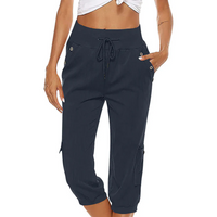 Hermine | Damen Sommer Hose | Schwarze in Marineblau