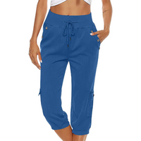 Hermine | Damen Sommer Hose | Schwarze in Blau