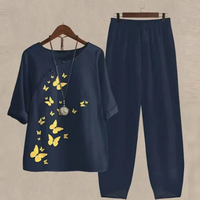 Delancy | Damen Sommer Outfit | Elegant in Blau