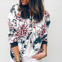 Damen Sommerjacke - Gudrun in Grün-Weiß