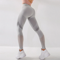 Jesha | Damen Sport Leggings | Trainingshose in Grau