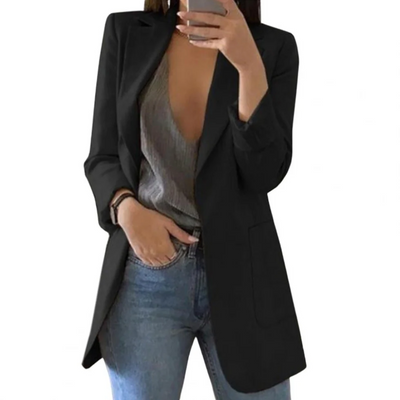 Nika | Damen Elegant Blazer | Schwarz