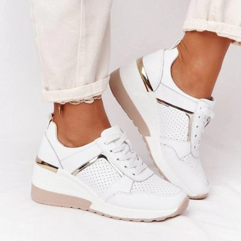 Damen stützende stylische Sneaker | Bequem