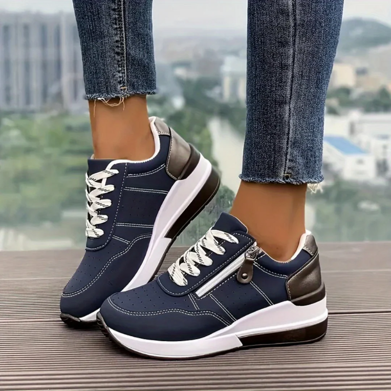 Damen stützende Walkingsneaker | Bequeme