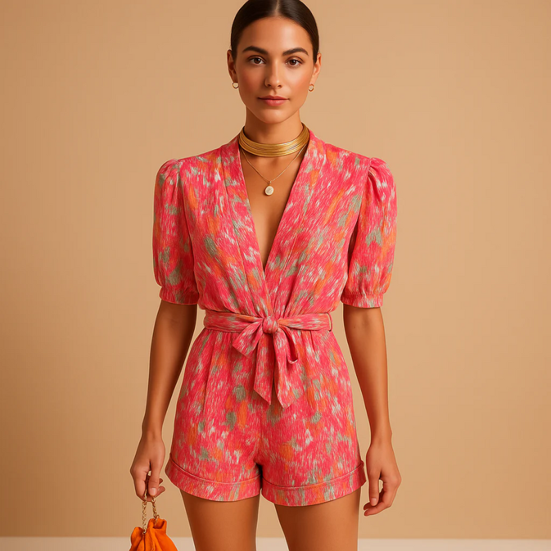 Damen stylischer moderner Strampler | Kurz