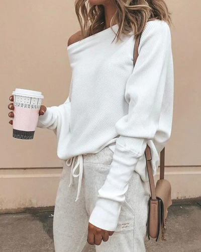 Damen stylischer Pullover | Lange