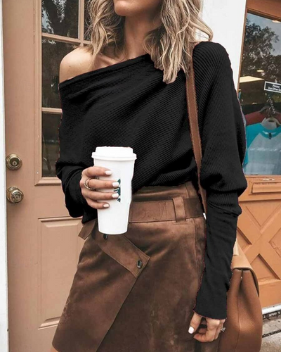 Damen stylischer Pullover | Lange