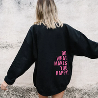 Minna | Damen Sweatshirt Hoodie | Oversized in Schwarz