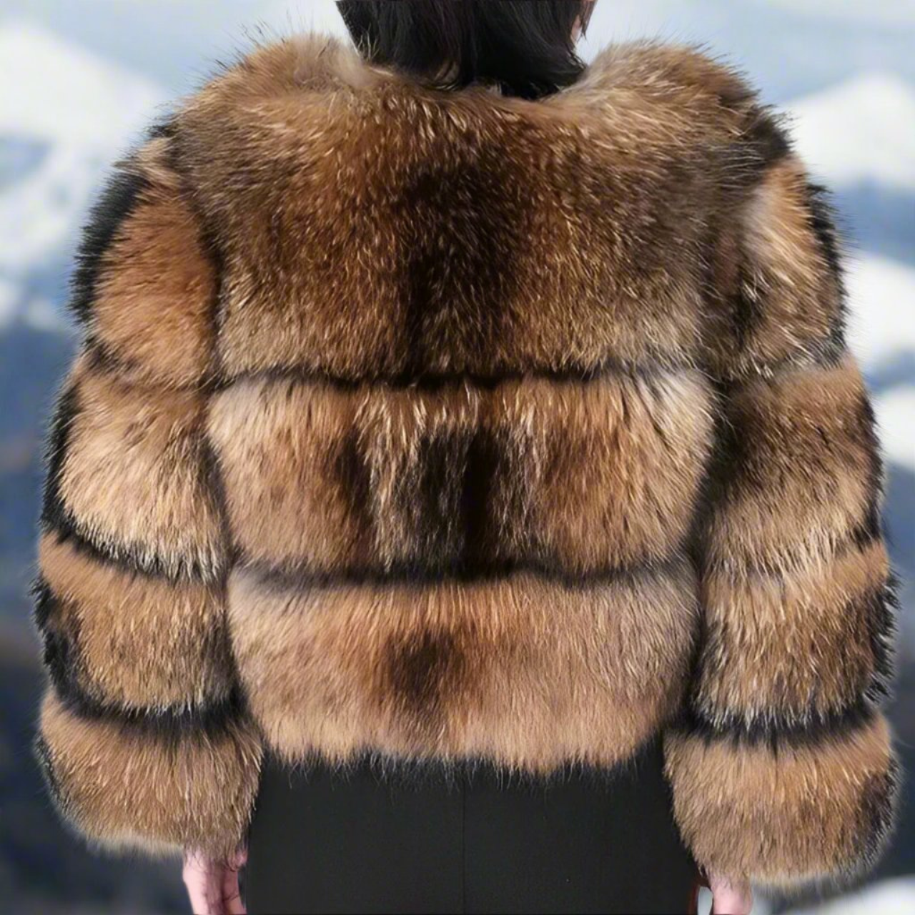 Kirsten | Teddy Jacke Damen | Braun