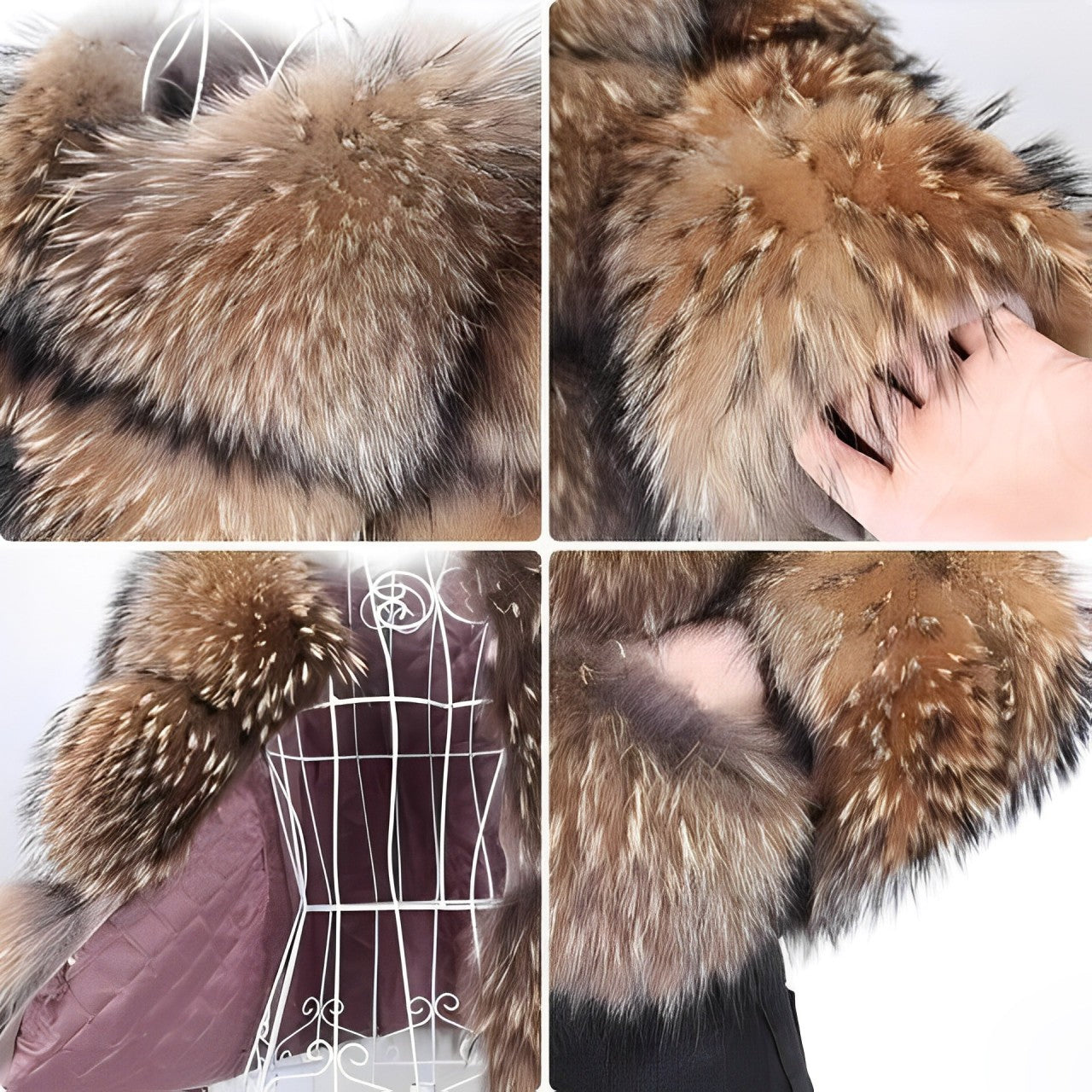 Kirsten | Teddy Jacke Damen | Braun