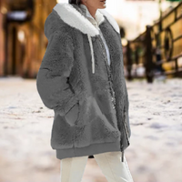 Felicie | Damen Warme Winterjacke | Leichte in Hellgrau