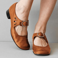 Misha | Damen Vintage Schuhe | Schwarz in Braun