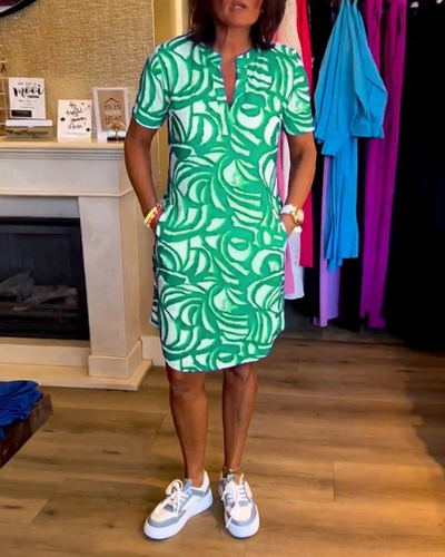 Damen Vintage-Sommerkleid | Mini