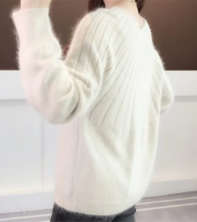 Birgit | Damen Ausgefallene Strickpullover | Sweater