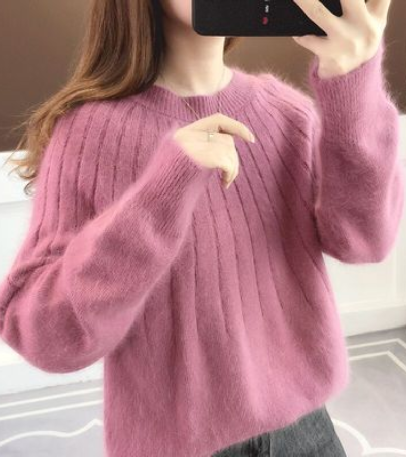 Birgit | Damen Ausgefallene Strickpullover | Sweater