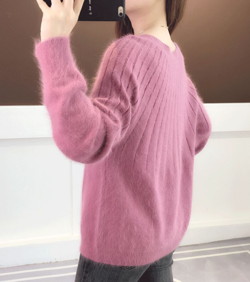 Birgit | Damen Ausgefallene Strickpullover | Sweater