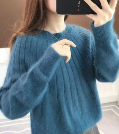 Birgit | Damen Ausgefallene Strickpullover | Sweater