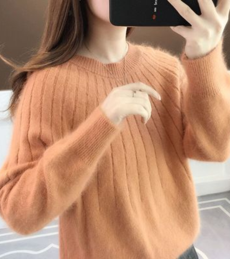 Birgit | Damen Ausgefallene Strickpullover | Sweater