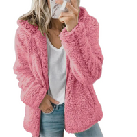 Sia | Damen Warme Strickjacke | Leichte in Rosa