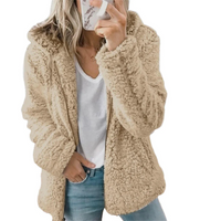 Sia | Damen Warme Strickjacke | Leichte in Khaki