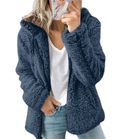 Sia | Damen Warme Strickjacke | Leichte in Blau