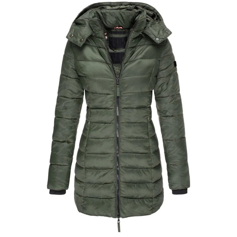 Damen warme Winter-Daunenjacke | Wasserdicht