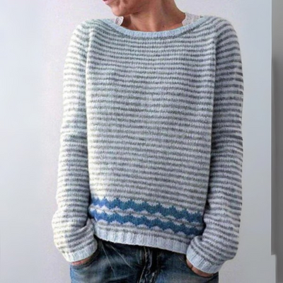 Damen warmer Herbstpullover | Norwegisch