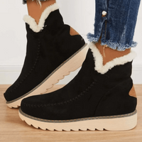 Monique | Damen Wasserdicht Schneestiefel | Gefüttert in Schwarz