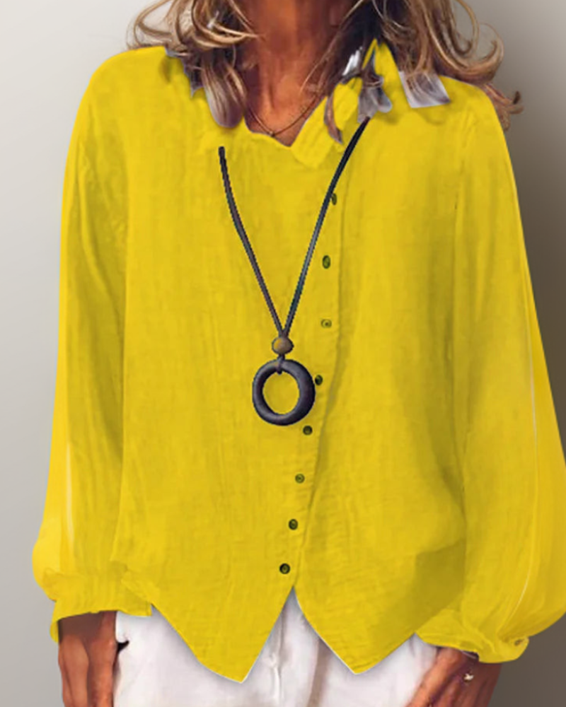 Vanna | Damen Weiß Bluse | Langarm