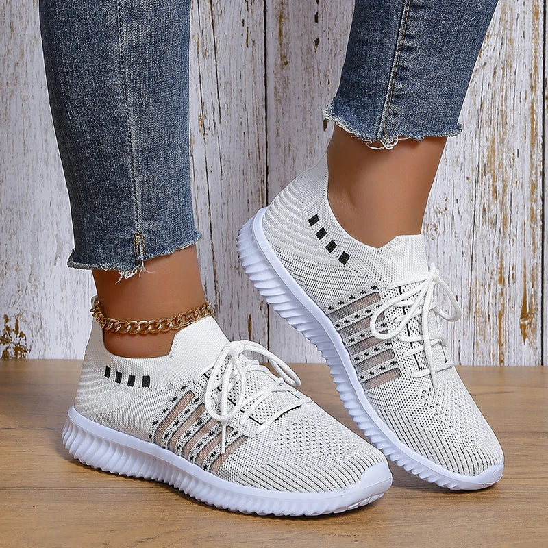 Hannelore | Weiße Sneaker Damen | Turnschuhe