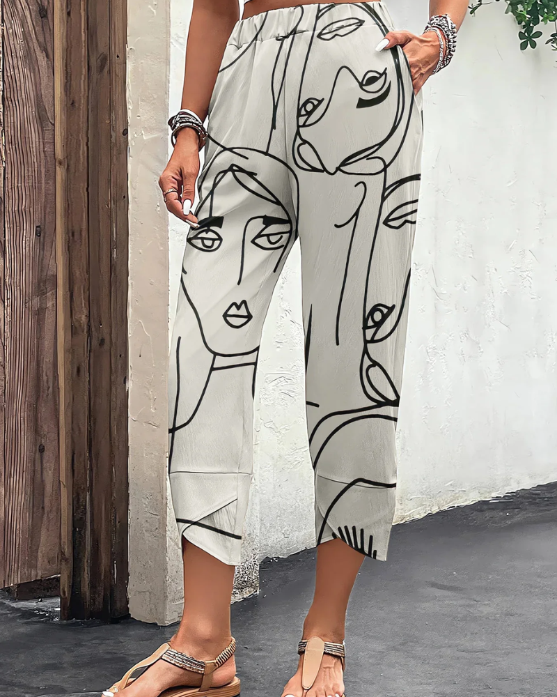 Amelie | Damen Weite Hosen | Elegant