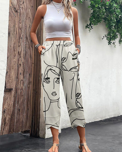 Amelie | Damen Weite Hosen | Elegant