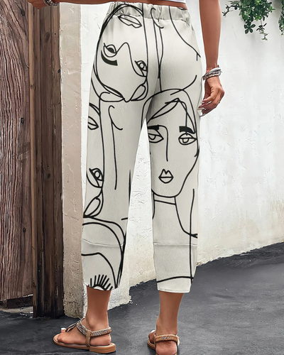 Amelie | Damen Weite Hosen | Elegant