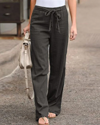Thea | Damen Größen Weite Hose in Grau