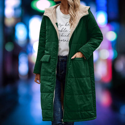 Damen Wendemantel mit Kapuze - Ria