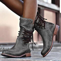 Jamaica | Damen Western Cowboystiefel | Schwarz in Grau
