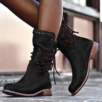 Jamaica | Damen Western Cowboystiefel | Schwarz in Schwarz