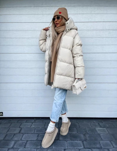 Inez | Damen Winter Daunenjacke | Steppjacke Warme