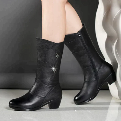 Callista | Damen Schwarz Stiefel | Elegant