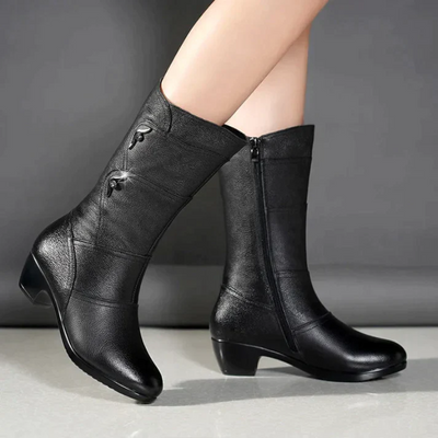 Callista | Damen Schwarz Stiefel | Elegant