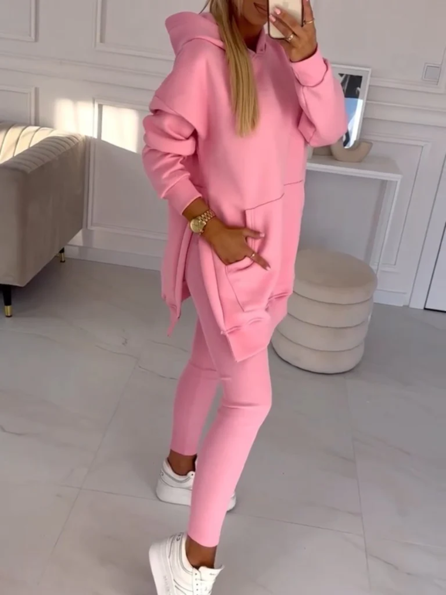 Florence | Damen Elegant Hausanzuge | Zweiteiler Set