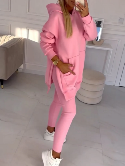 Florence | Damen Elegant Hausanzuge | Zweiteiler Set