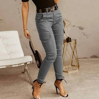 Damen Arbeits Cargo Hose | Leichte in Grau