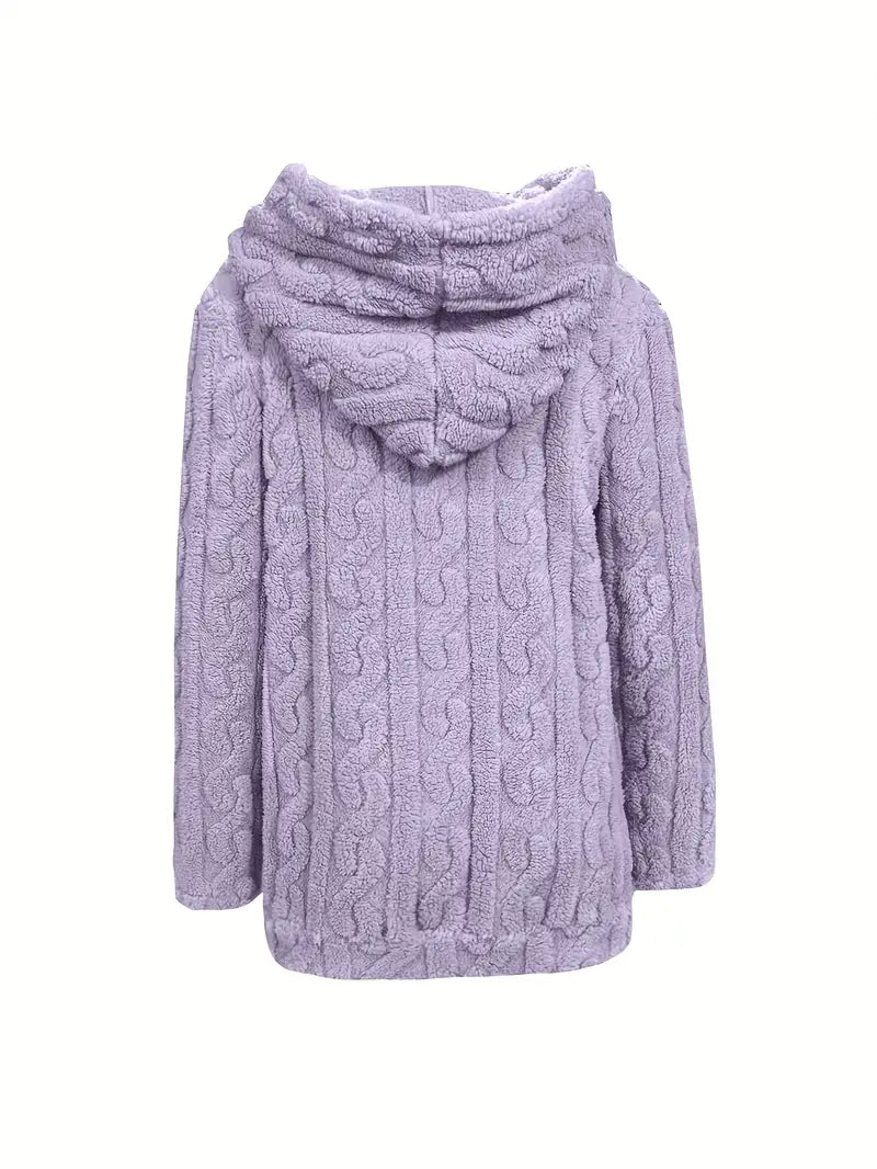 GAELLE | Langarm Kapuzenpullover Mit Reißverschluss