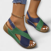 Aby - Orthopädische Atmungsaktive Wandersandalen für Damen in Grün