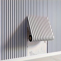 3D Selbstklebende Wandpaneele mit realistischer Holzoptik - Wallvera in Weiß