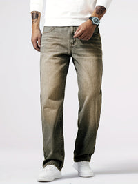 Casual Street Style Herrenjeans – Mailand in Khaki